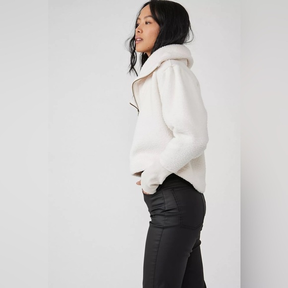 NWT Free People Women’s Sz X-Large Poppy Quarter Zip Pullover Sweater Jacket - Picture 2 of 14